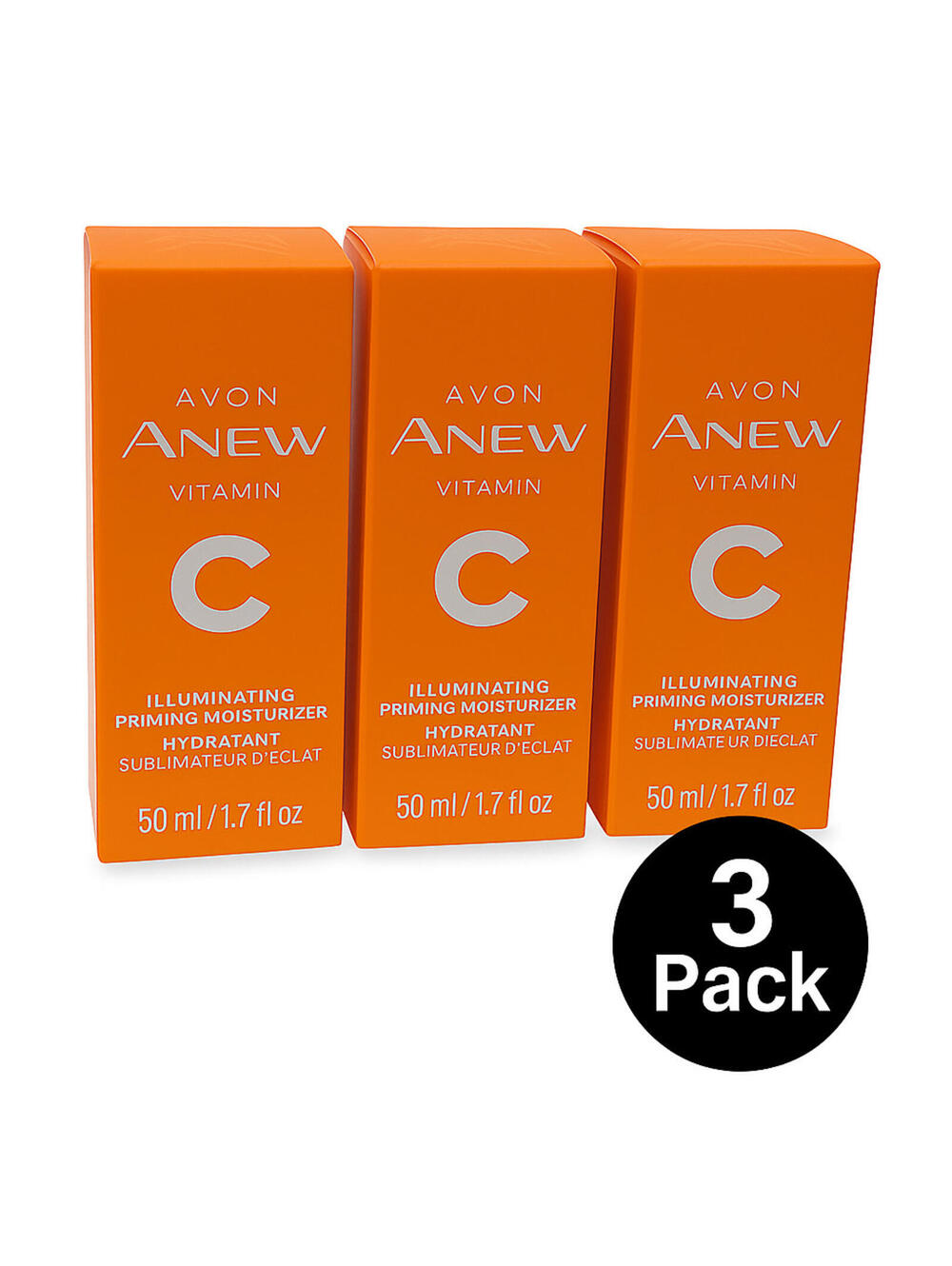 Anew Vitamin C Illuminating Priming Moisturizer 3 Pack Exp 7/27